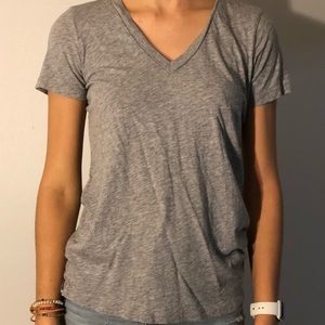 Soft grey v-neck